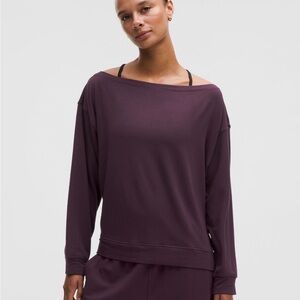 Lululemon BeCalm Off-Shoulder Top
